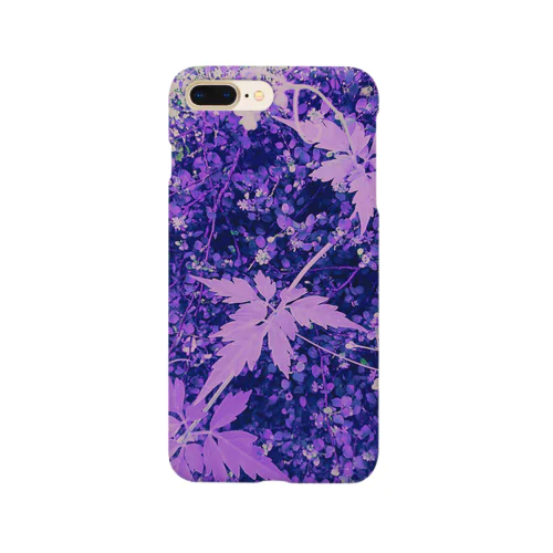 つらなる葉(紫) Smartphone Case