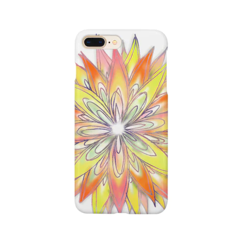 花のような柄 Smartphone Case