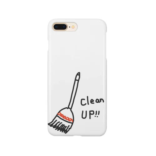 Clean up  スマホケース