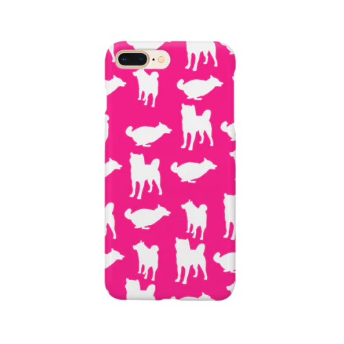 柴犬スマホケース（ピンク） Smartphone Case