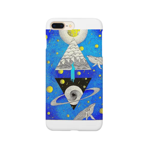 碧宙(blue galaxy) Smartphone Case