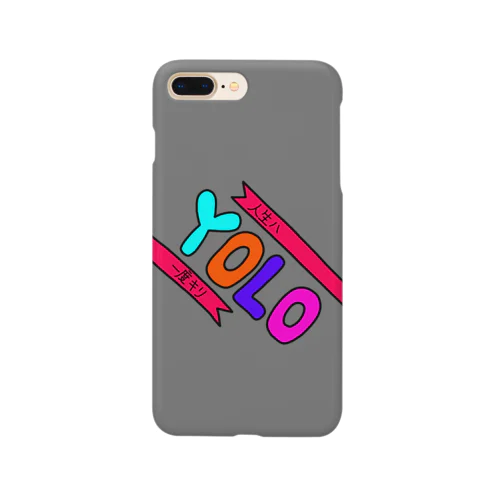 YOLO gray Smartphone Case