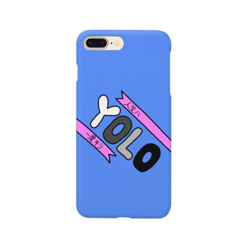 YOLO blue Smartphone Case