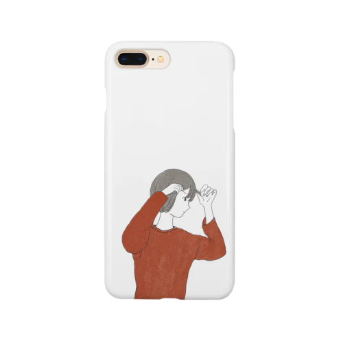 前髪をいじる子 Smartphone Case