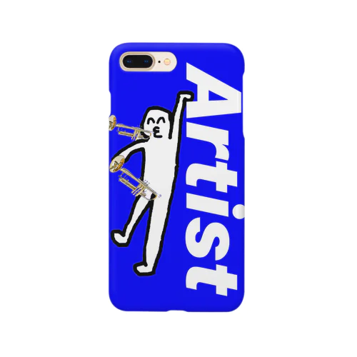 勃起トランペット ブラサガリブルー Smartphone Case