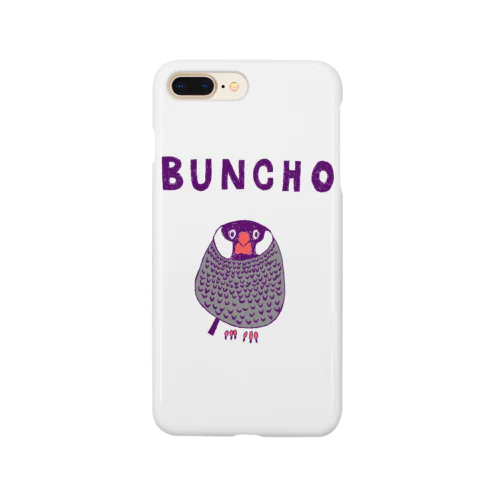 文鳥＜ロゴあり＞（Tシャツ・パーカー・グッズ・ETC） Smartphone Case