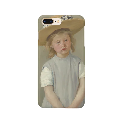 メアリー・カサット作「麦わら帽子をかぶった少女」 Smartphone Case