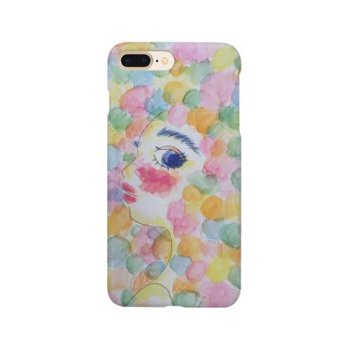 ふわふわカラフル Smartphone Case