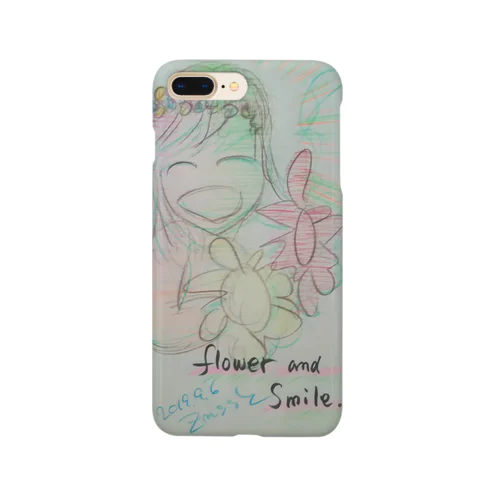 お花と笑顔のパワー Smartphone Case