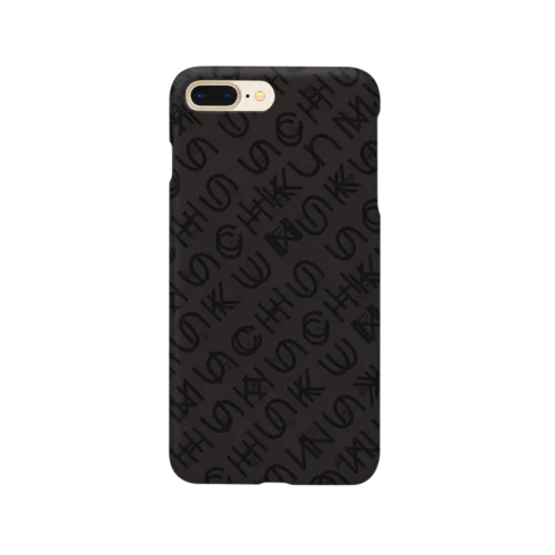 uchuFONTblack Smartphone Case