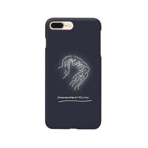 lemmeoverthink. (midnite) Smartphone Case