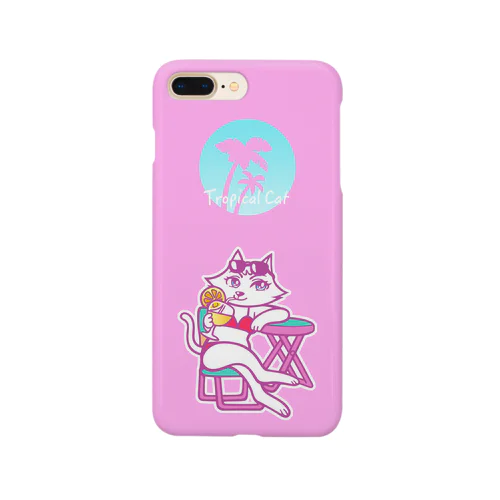 Tropical Cat Smartphone Case