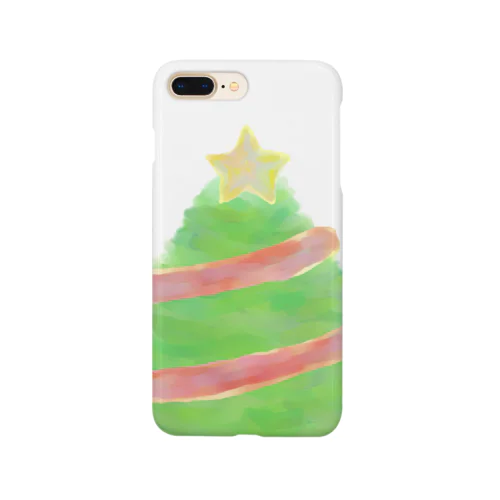 飾り付け前のクリスマスツリー Smartphone Case