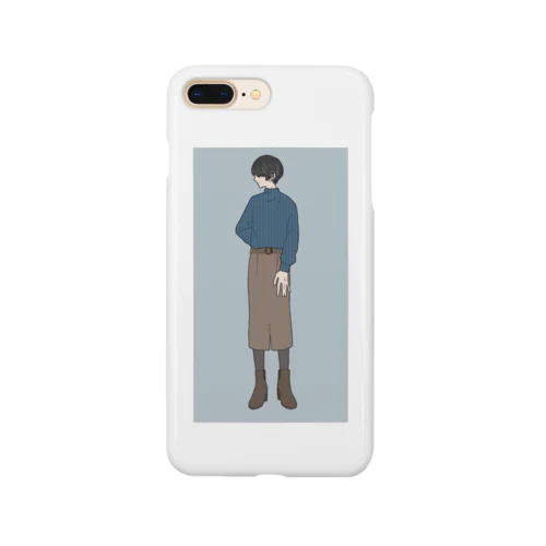 青色女の子 Smartphone Case