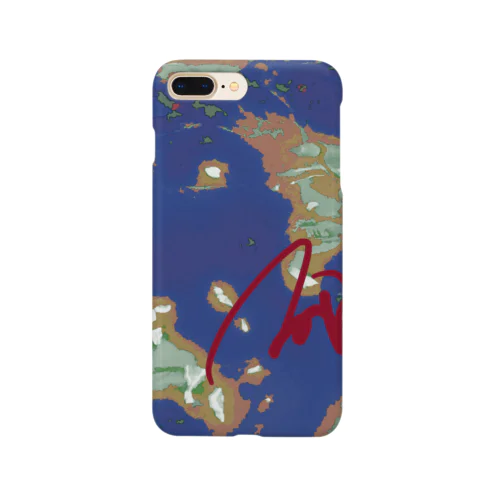 blue earth Smartphone Case