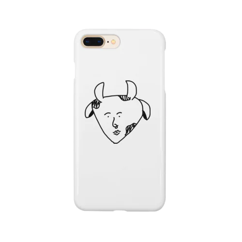 牛ですが。なにか。 Smartphone Case