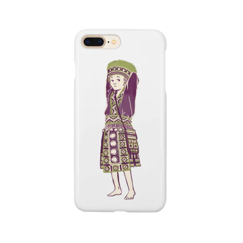 【タイの人々】モン族の女の子 Smartphone Case