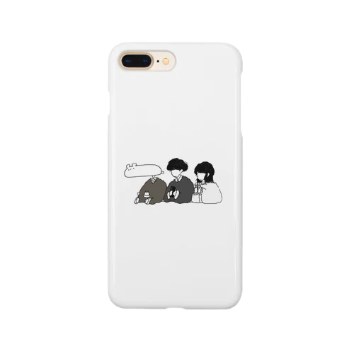 くまみたいな人とボーイとガール Smartphone Case