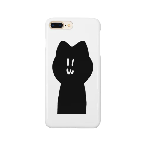 黒いねこ(潰れにゃんこ) Smartphone Case