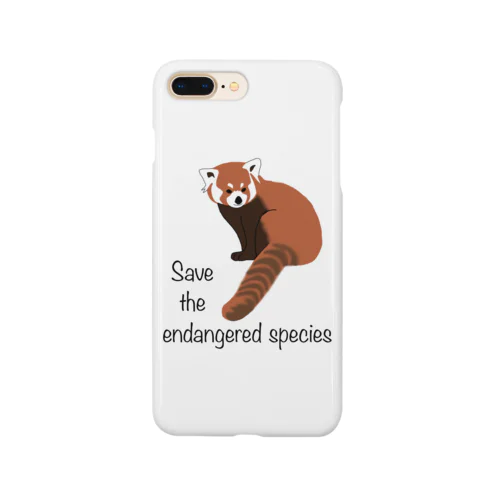 レッサーパンダ 絶滅危惧種を守ろう Smartphone Case