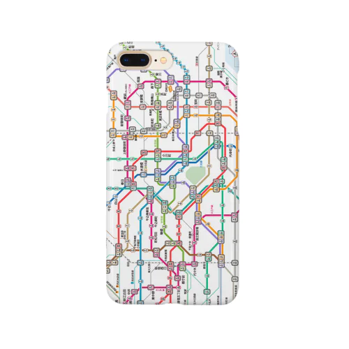 東京メトロ地下鉄路線iphoneケース Smartphone Case