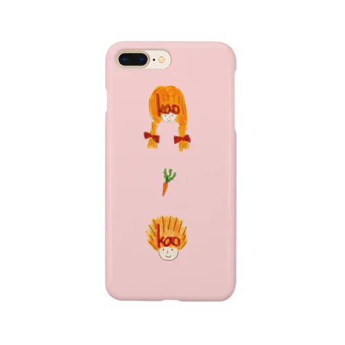 桜color ガールとボーイとにんじんiPhoneケース Smartphone Case