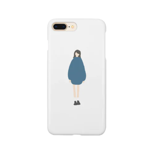 canna blue one-piece Smartphone Case