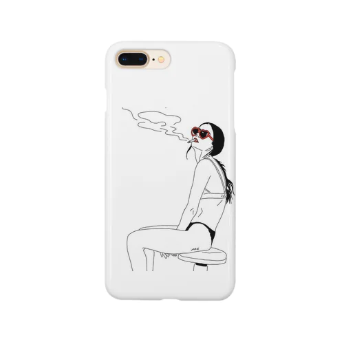 Smoking girl  Smartphone Case