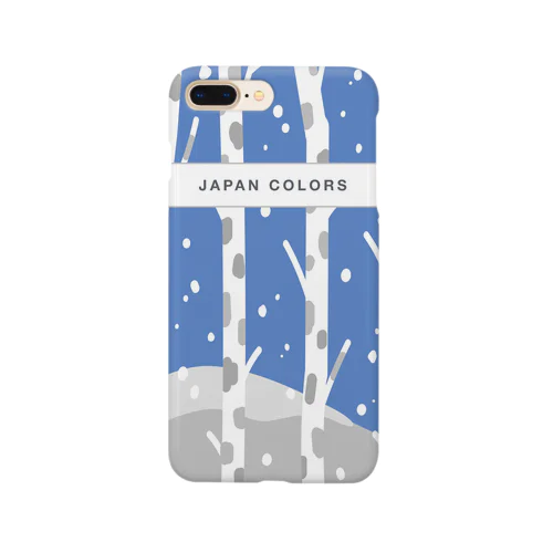 日本の背景（winter） Smartphone Case