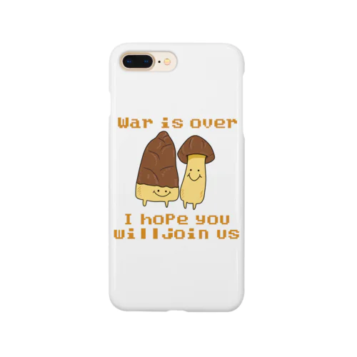 War is over !きのこたけのこ戦争終結 Smartphone Case