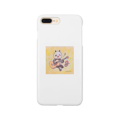 弾き語るパンダスマホカバー Smartphone Case