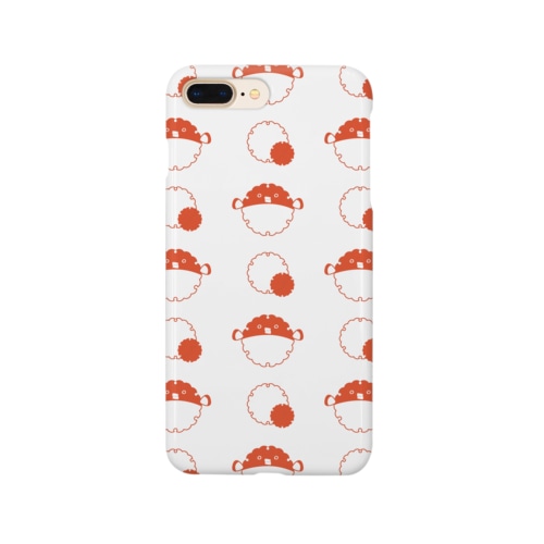 雪の結晶とハリセンボン Smartphone Case