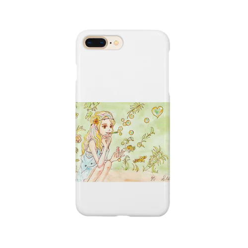 シャボン玉ガーデン Smartphone Case