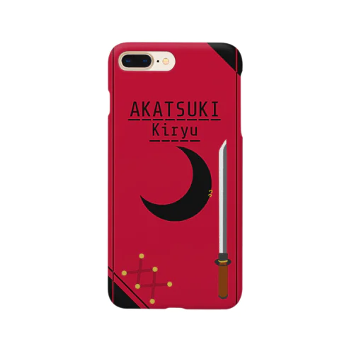 紅月モチーフ Smartphone Case