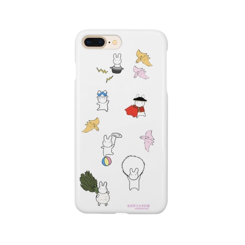 全世界うさぎ計画スマホケース Smartphone Case