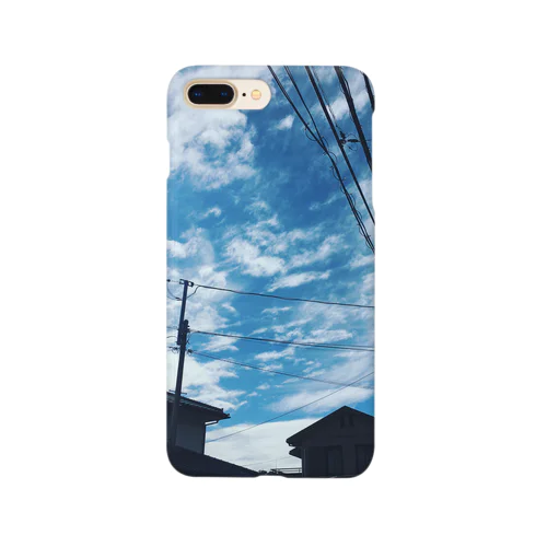 電線のある風景 Smartphone Case