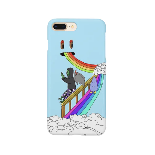 雲の上の世界 水色 Smartphone Case