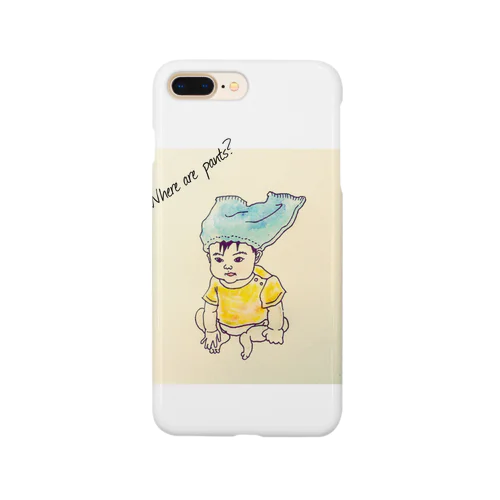 パンツをかぶった赤ちゃん Smartphone Case