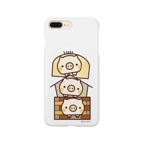 三匹の仲良し子ブタくん Smartphone Case