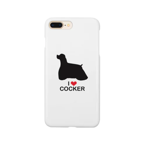 I LOVE COCKER スマホケース