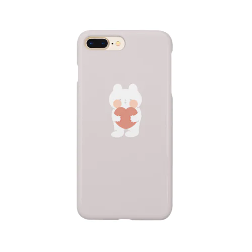 ハートだっこのくまねこ Smartphone Case