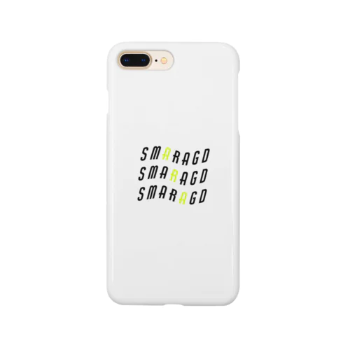 Smaragd neon yellow スマホケース