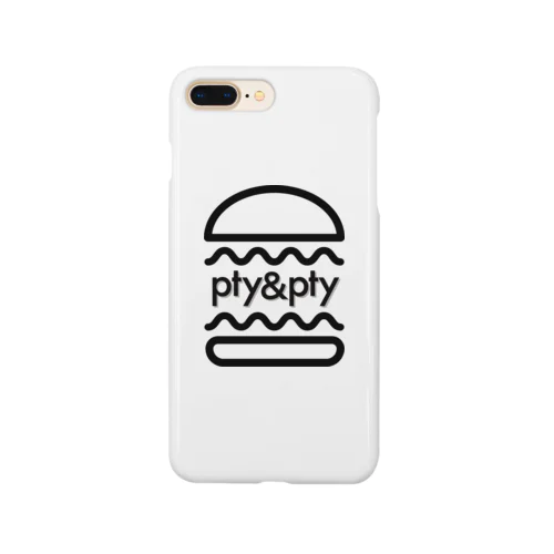 pty&pty　バーガー スマホケース