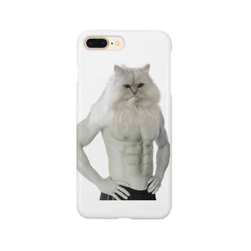 自分召し上がり猫（筋肉） Smartphone Case