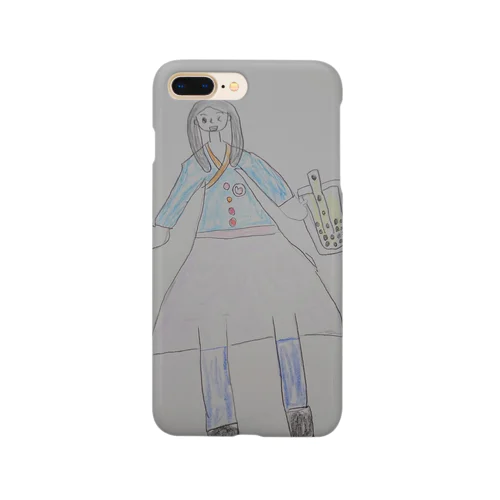 タピオカが大好きな少女 Smartphone Case