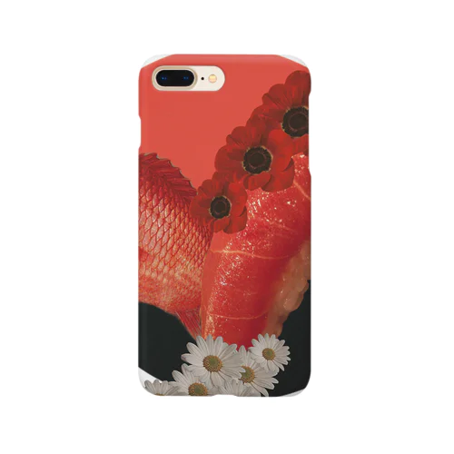 鯛とお花 Smartphone Case