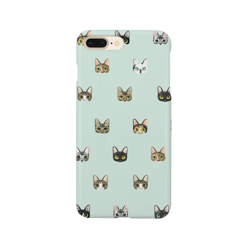 ねこまみれグリーン Smartphone Case