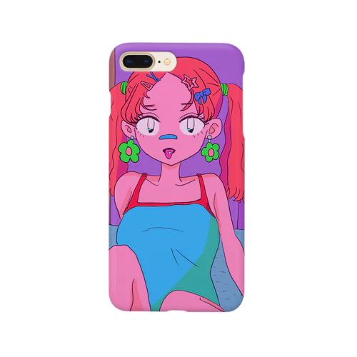 夏のお嬢さん Smartphone Case