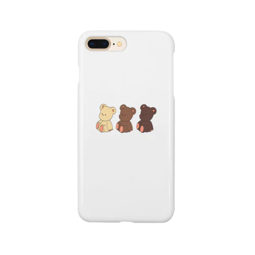 スマホケース＊ポテくま三つ子 Smartphone Case