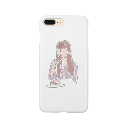 Strawberry cake Smartphone Case